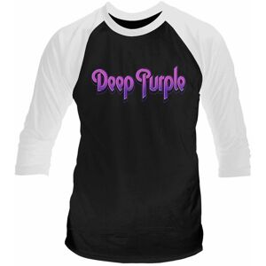 Deep Purple Tričko Logo S Černá-Bílá
