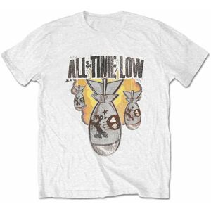 All Time Low Tričko Da Bomb Bílá XL