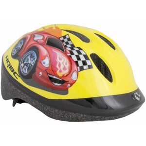 HQBC Funq Red Car/Yellow 48-54 Dětská cyklistická helma