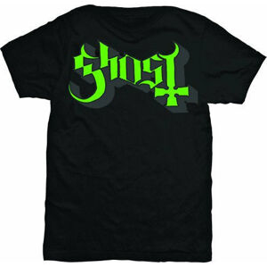 Ghost Tričko Keyline Logo Černá-Zelená XL