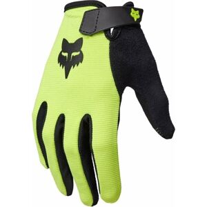 FOX Youth Ranger Gloves Fluorescent Yellow S Cyklistické rukavice