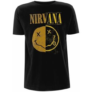 Nirvana Tričko Spliced Smiley Černá 2XL