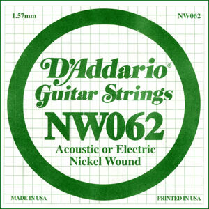 D'Addario NW 062 Samostatná struna pro kytaru