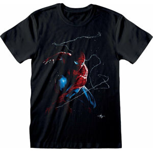 Spiderman Tričko Spidey Art Černá S