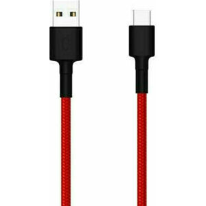 Xiaomi Mi Type-C Braided Cable Červená 100 cm USB kabel