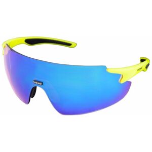 HQBC QP8 Fluo Yellow/Blue Mirror Cyklistické brýle