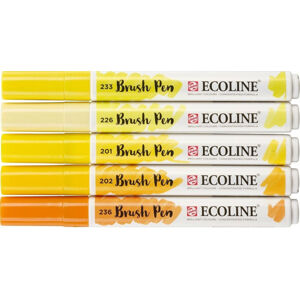 Ecoline Brush pen X16 Žlutá