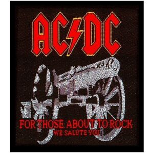 AC/DC For Those About To Rock Nášivka Černá-Červená