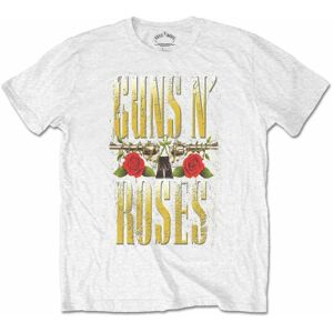 Guns N' Roses Tričko Big Guns Bílá-Grafika 2XL