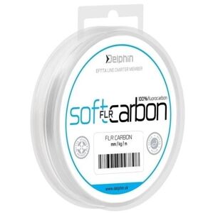 Delphin SOFT FLR Carbon 100% Fluorocarbon Číra 0,234 mm 4,29 kg 50 m