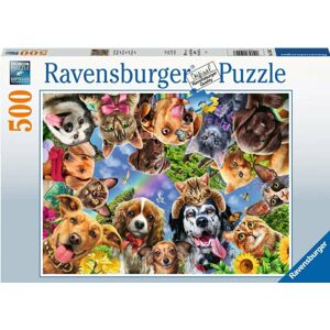 Ravensburger Puzzle Zvířecí selfie 500 dílů