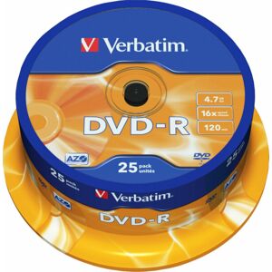 Verbatim DVD-R AZO 4,7GB 16x 25pcs 43522 DVD