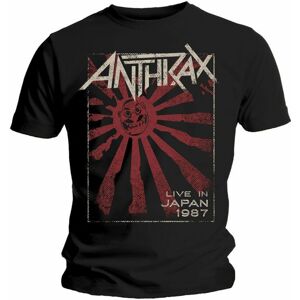 Anthrax Tričko Live in Japan Černá S