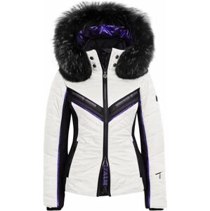 Sportalm Doping Womens Ski Jacket Hood with Fur Optical White 34