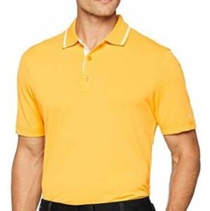 Brax Paco Mens Golf Shirt Saffron S