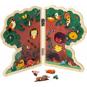 Janod Magnetická hračka Lesní zvířátka-Strom
