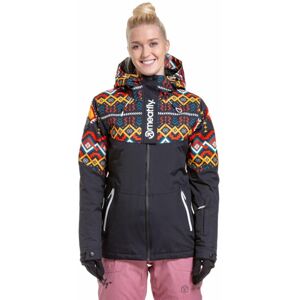 Meatfly Kirsten Womens SNB and Ski Jacket Black M Lyžařská bunda