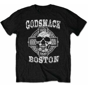 Godsmack Tričko Boston Skull Černá S