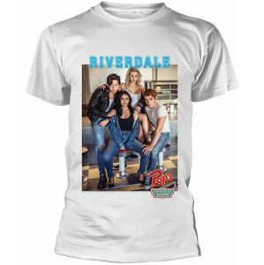 Riverdale Tričko Pops Group Photo Bílá M
