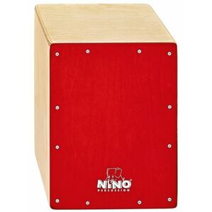 Nino NINO950R Dřevěný cajon Červená