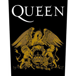 Queen Crest Nášivka Černá-Zlatá