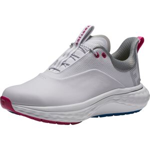 Footjoy Quantum Womens Golf Shoes White/Blue/Pink 42