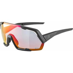 Alpina Rocket QV Black Matt/Rainbow Cyklistické brýle