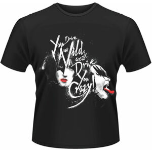 Kiss Tričko Crazy Černá M