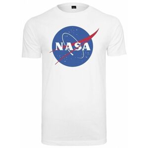 NASA Tričko Logo M Bílá