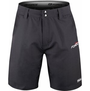 Force Blade MTB Shorts Removable Pad Black XS Cyklo-kalhoty
