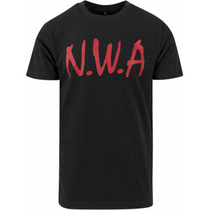 N.W.A Tričko Logo Černá L