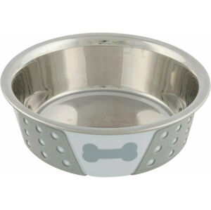 Trixie Stainless Steel Bowl with Silicone Miska pro psy 0,75 L