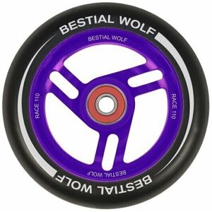 Bestial Wolf Rueda Race Kolečka na koloběžku Černá-Purpurová
