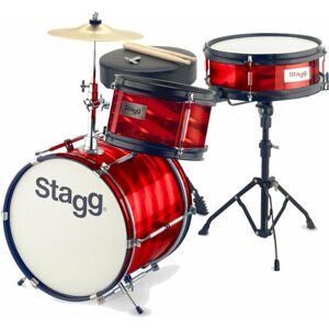 Stagg TIM JR 3/12B RD Dětská bicí souprava Červená Red