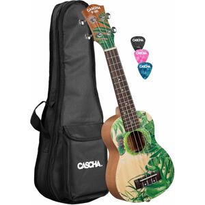 Cascha HH 2602 Art Series Sopránové ukulele Leafy