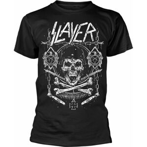 Slayer Tričko Skull & Bones Revised Černá M