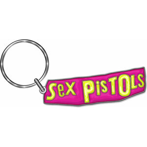 Sex Pistols Logo Klíčenka Růžová
