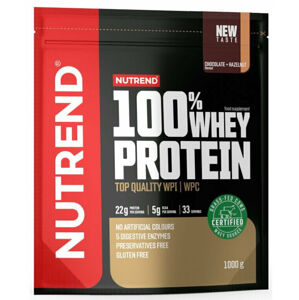 NUTREND 100% Whey Protein Čokoláda-Oříšky 1000 g