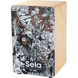 Sela SE 173 Art Series Dřevěný cajon Sketch