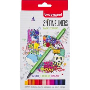Bruynzeel Fineliner 24 Multicolour