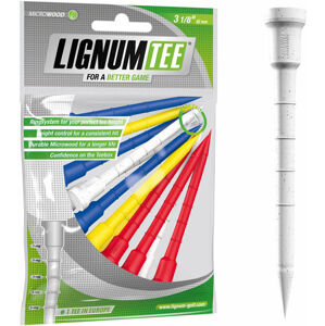 Lignum Tee 3 1/8 Inch Mix Colours 12 pcs