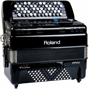Roland FR-1x Černá Knoflíkový akordeon