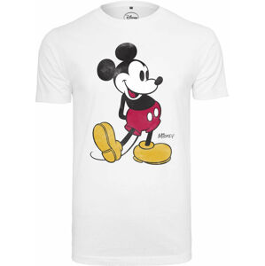 Mickey Mouse Tričko Logo Bílá XS