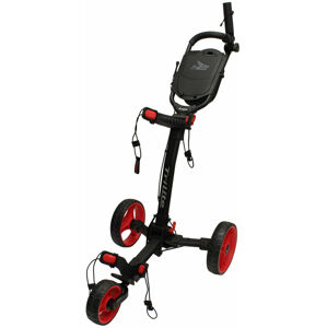 Axglo TriLite Black/Red Manuální golfové vozíky