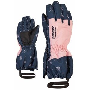 Ziener Levio AS® Minis Snowcrystal Print 4 Lyžařské rukavice