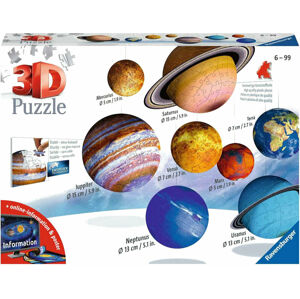 Ravensburger 3D Puzzle Planetární soustava 522 dílů