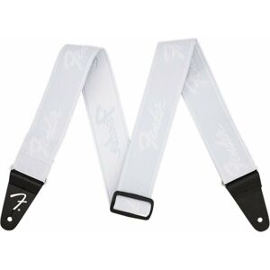Fender Weighless Strap Running Logo White