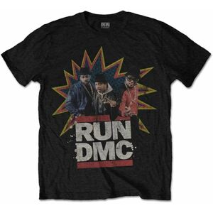 Run DMC Tričko POW XL Černá