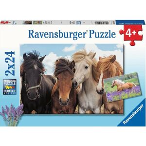 Ravensburger Puzzle Fotografie Koní 48 dílků
