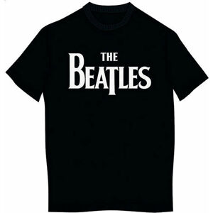 The Beatles Tričko Drop T Logo Black L